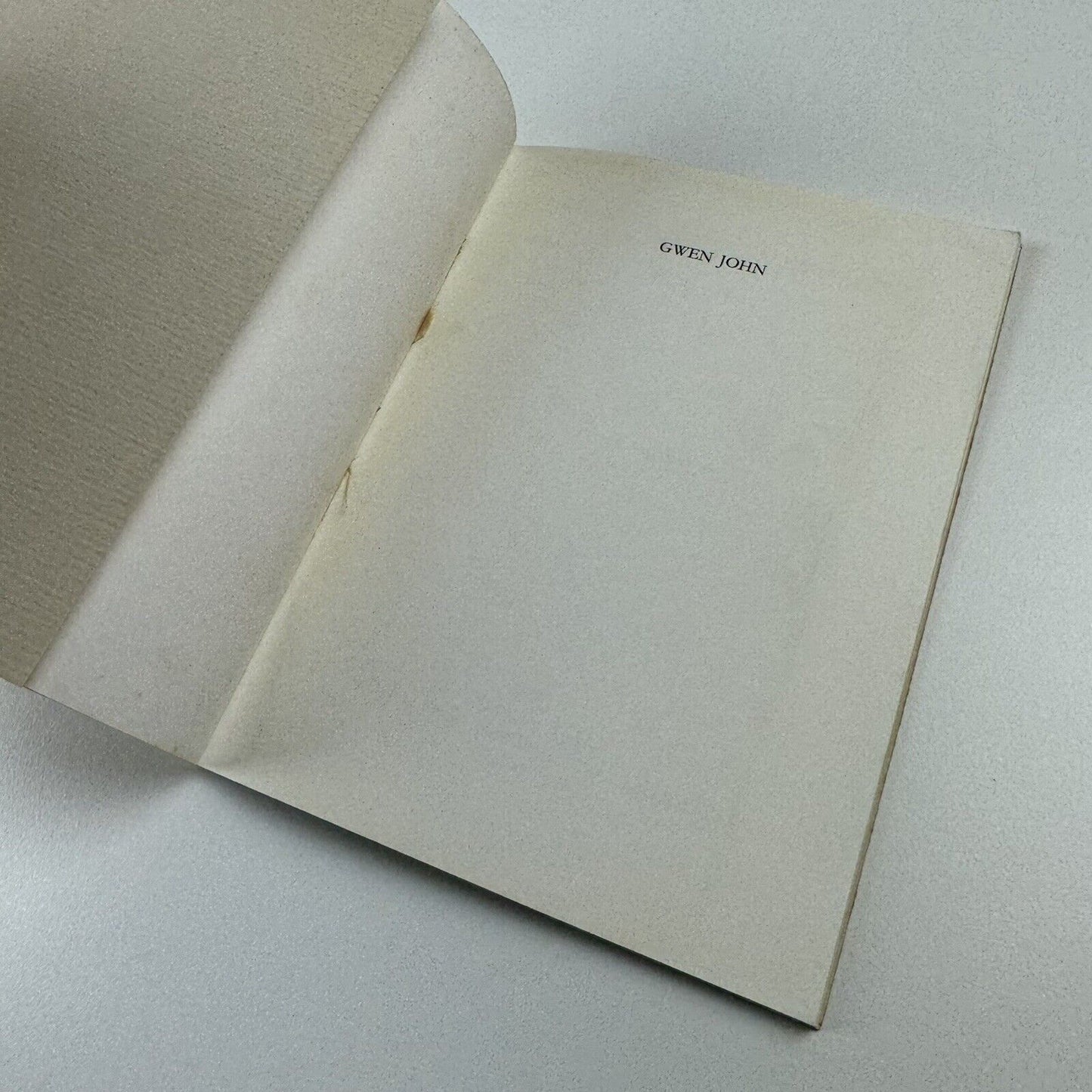 Gwen John 1876-1939 | Anthony d'Offay, 1976 | Catalogue design by Gordon House