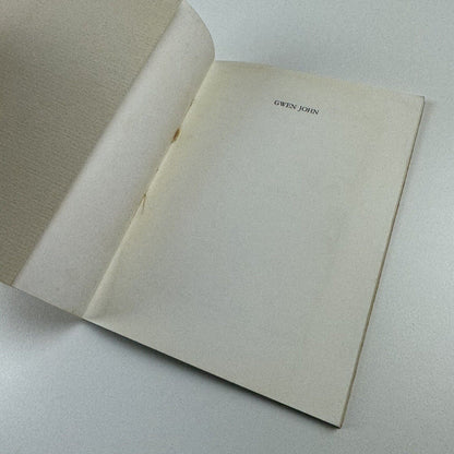 Gwen John 1876-1939 | Anthony d'Offay, 1976 | Catalogue design by Gordon House