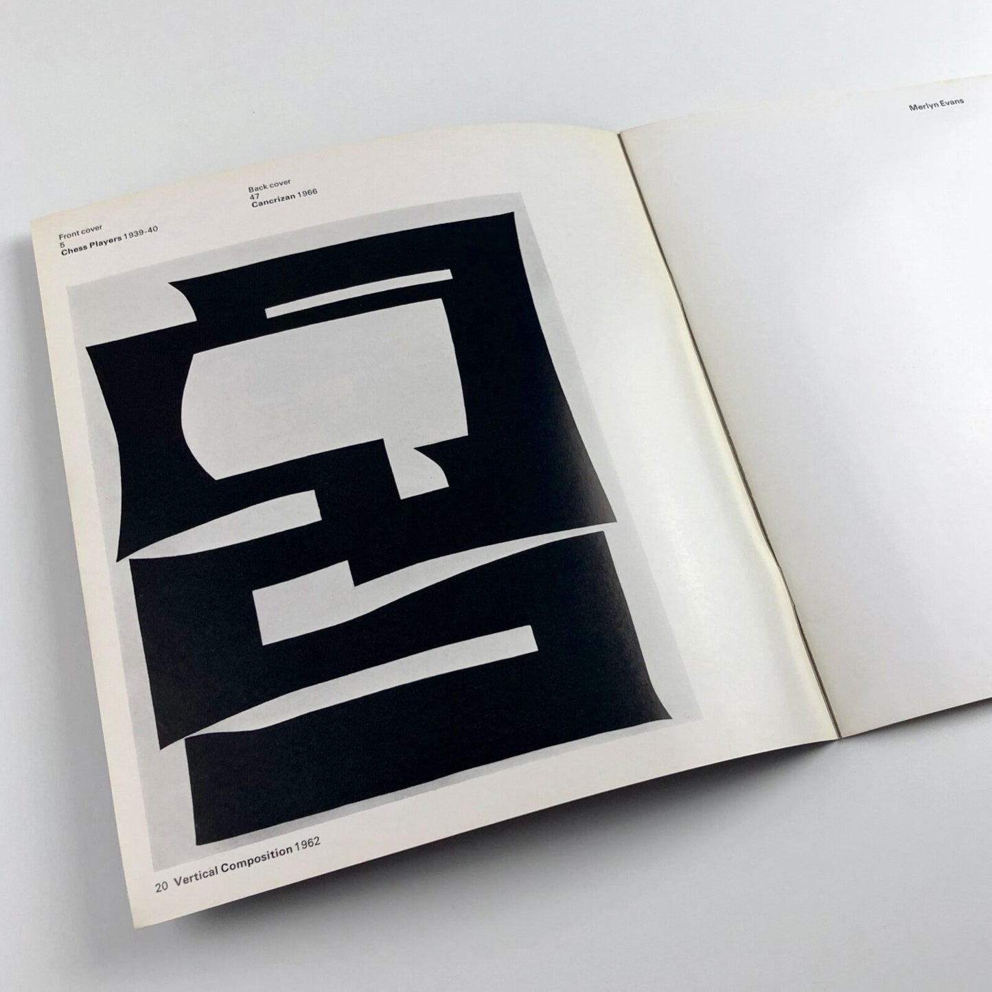 Merlyn Evans – Events and abstractions | Marlborough Fine Art, 1968 | Design by Gordon House