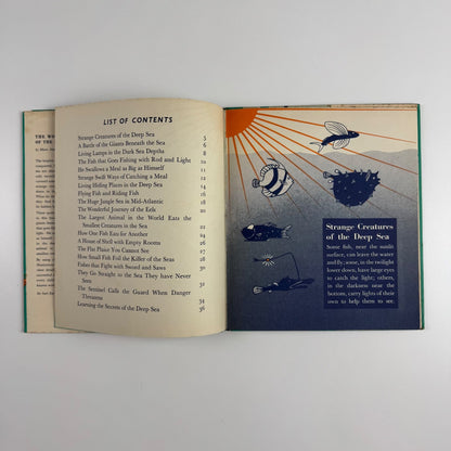 The Wonder World of the Deep Sea by Marie Neurath | Max Parrish, 1955 Isotype Institute