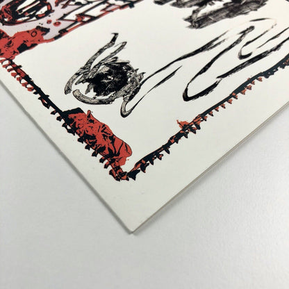 Pierre Alechinsky. Private view invitation | Ronny van de Velde 1999