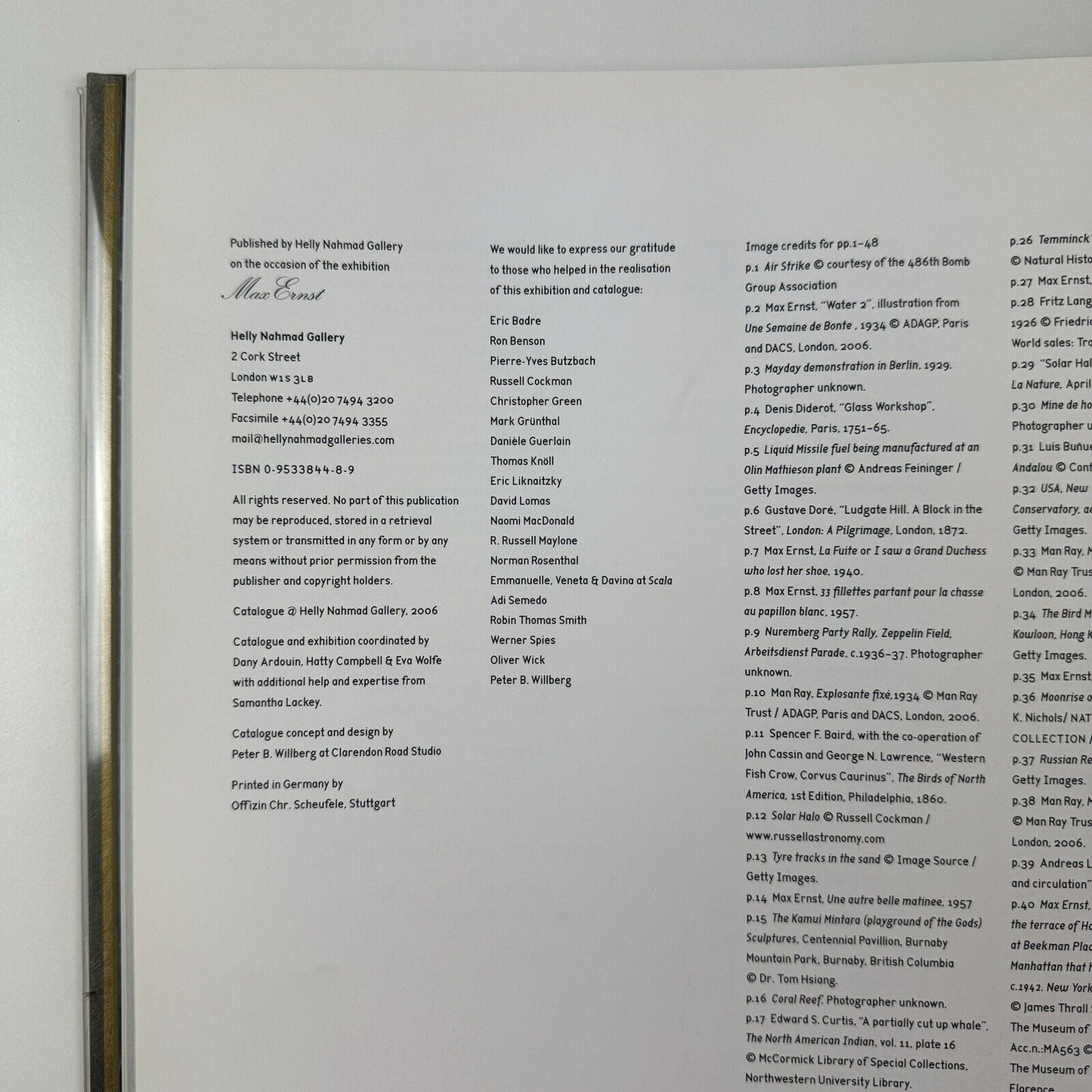 Max Ernst | Helly Nahmad Gallery, London, 2006