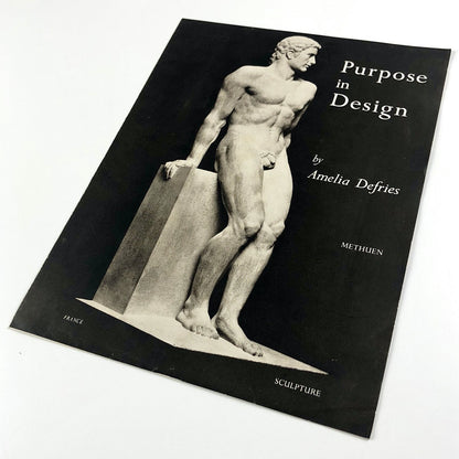 Prospectus for Purpose in Design by Amelia Defries | Methuen c. 1938 leaflet