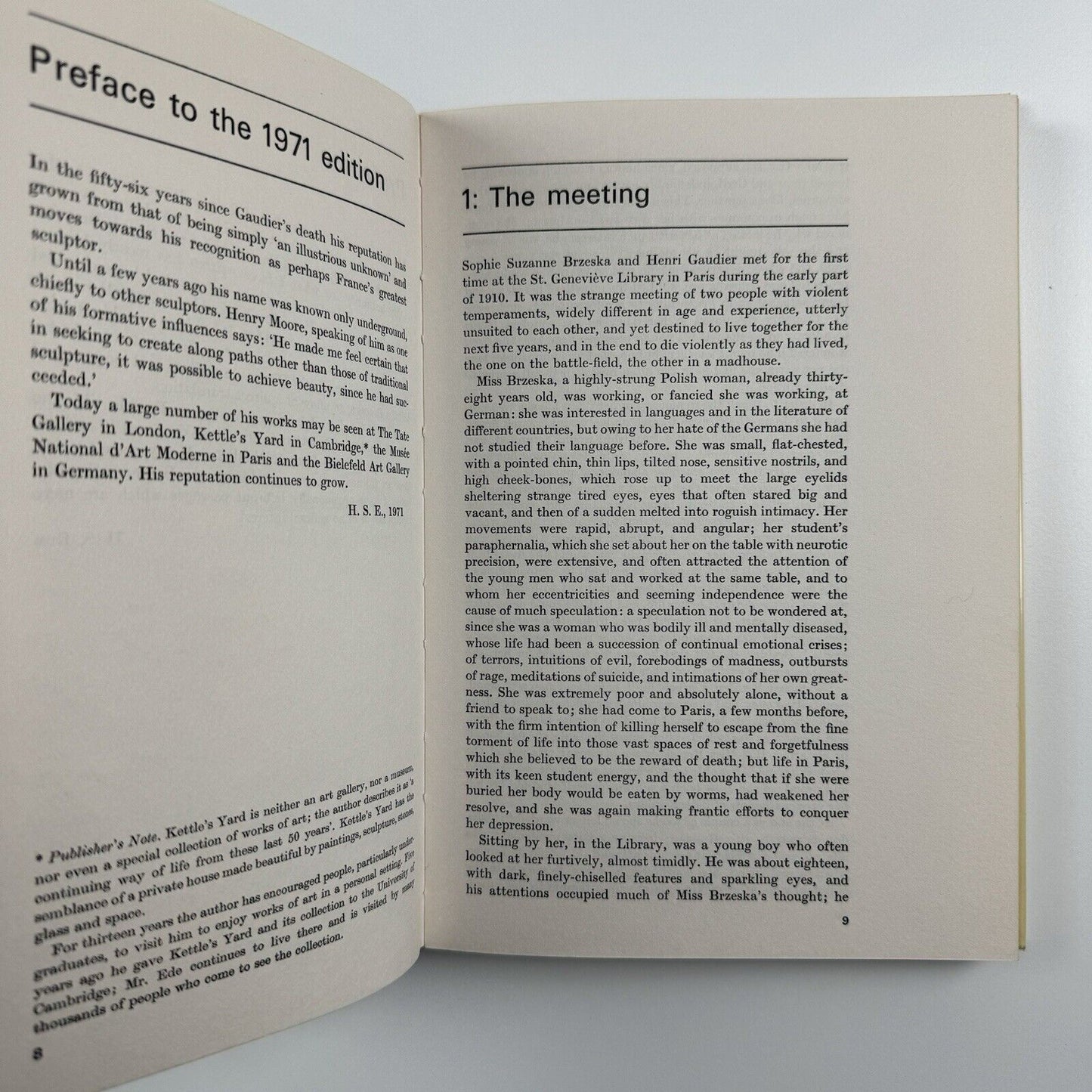 Savage Messiah [Gaudier-Brzeska] by H.S. Ede | Gordon Fraser, London, 1971