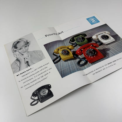 Promotional leaflet – Priority Art paper | The Inveresk Paper Co, undated