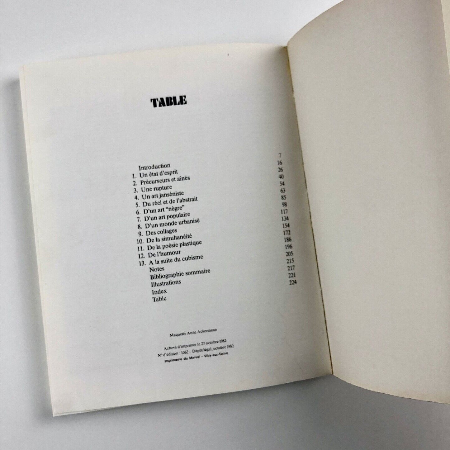 Le Révolution Cubiste by Serge Fauchereau | Editions Denoël, 1982