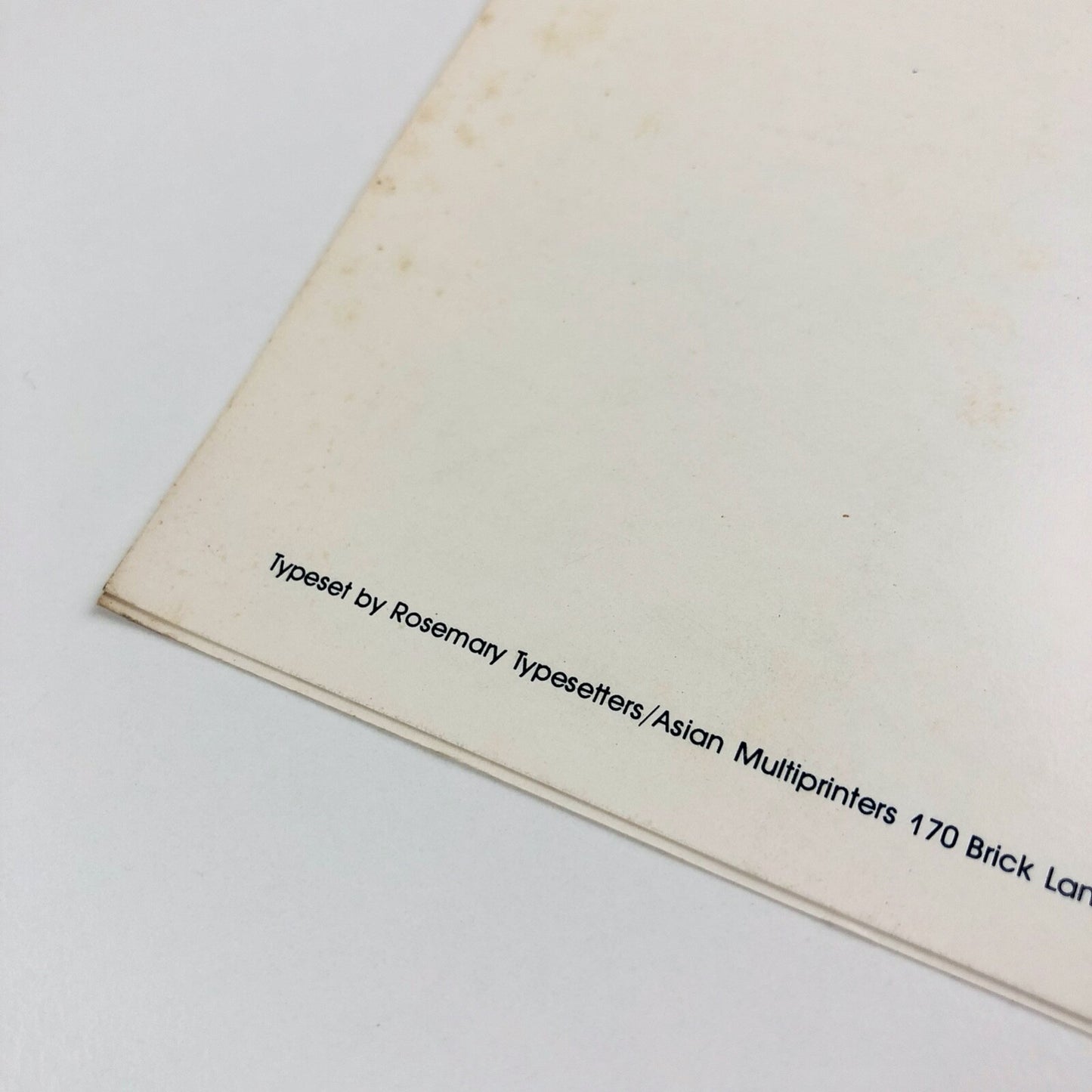 John Loker. Works on paper 1970 to 1983 | Angela Flowers, London | Folded card