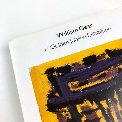 William Gear. A Golden Jubilee Exhibition – folding card | The Redfern Gallery 1997