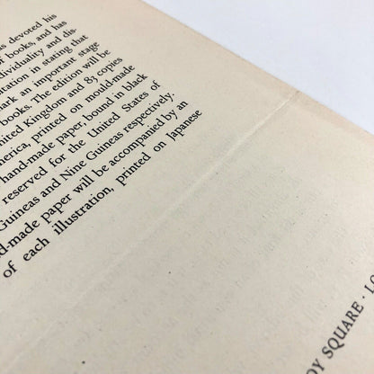Prospectus for The Diary of a Madman by Nicolas Gogol with aquaitints by A. Alexeieff | The Cresset Press 1929