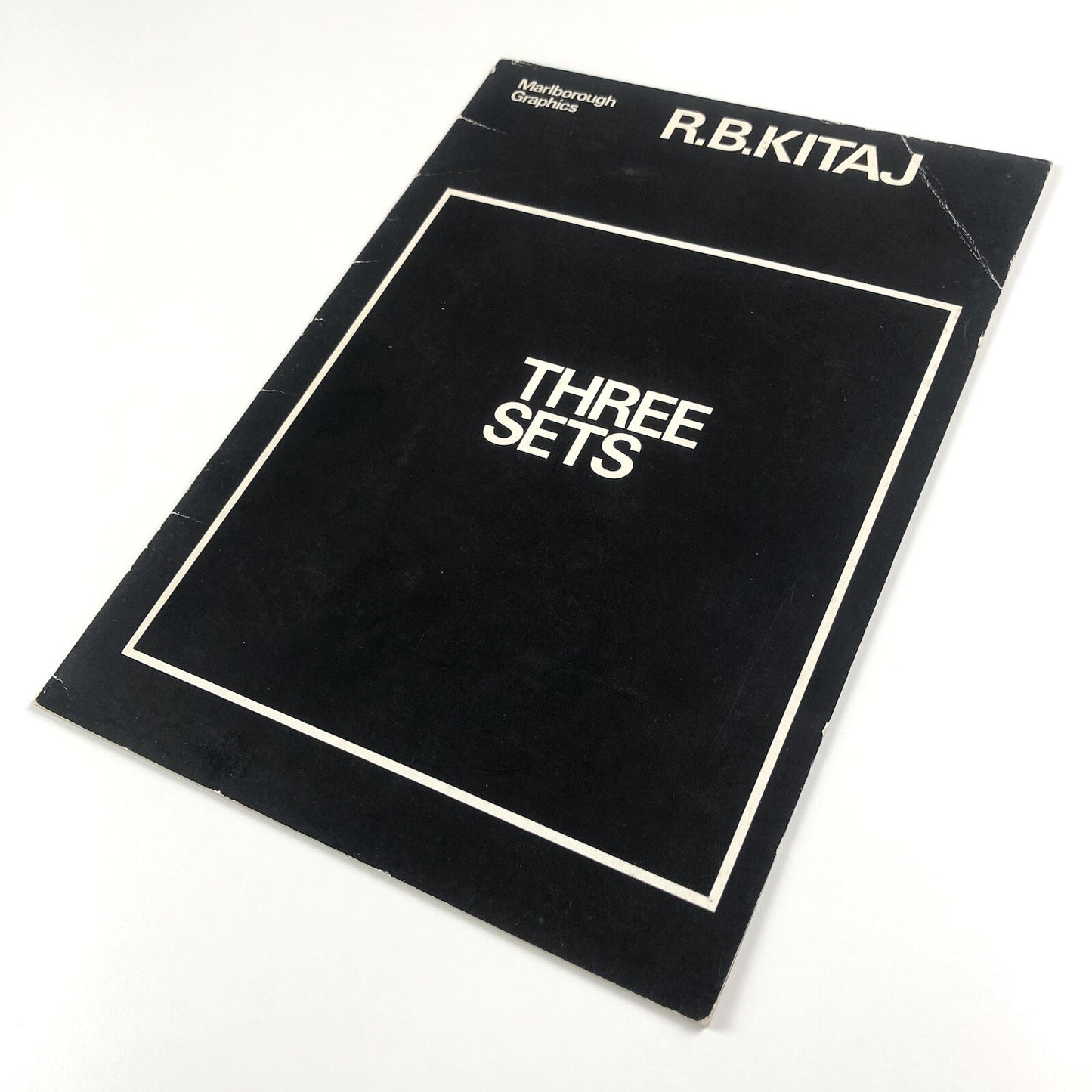 R.B. Kitaj Three Sets | Marlborough Graphics catalogue, 1970 | Typography by Gordon House