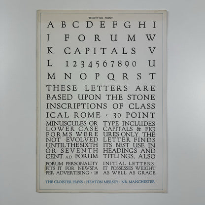 The Cloister Press Heaton Mersey near Manchester | Catalogue of the Collection in The Manchester University Library by Ian Rogerson | Second edition 1993