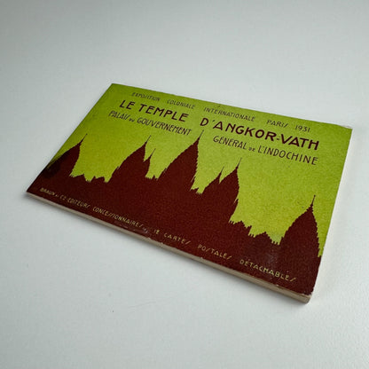Souvenir 12 postcards. Exposition Coloniale Internationale Temple d’Angkor-Vath