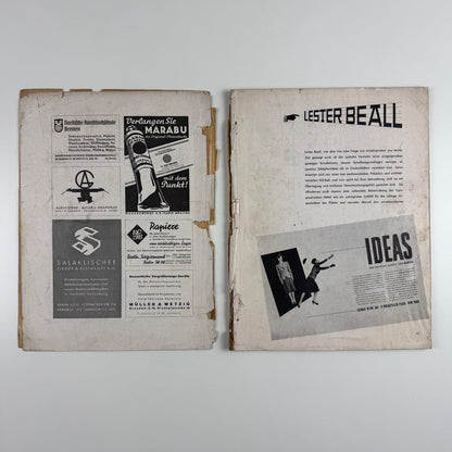 Gebrauchsgraphik International Advertising Art. April 1935 edited by Professor HK Frenzel