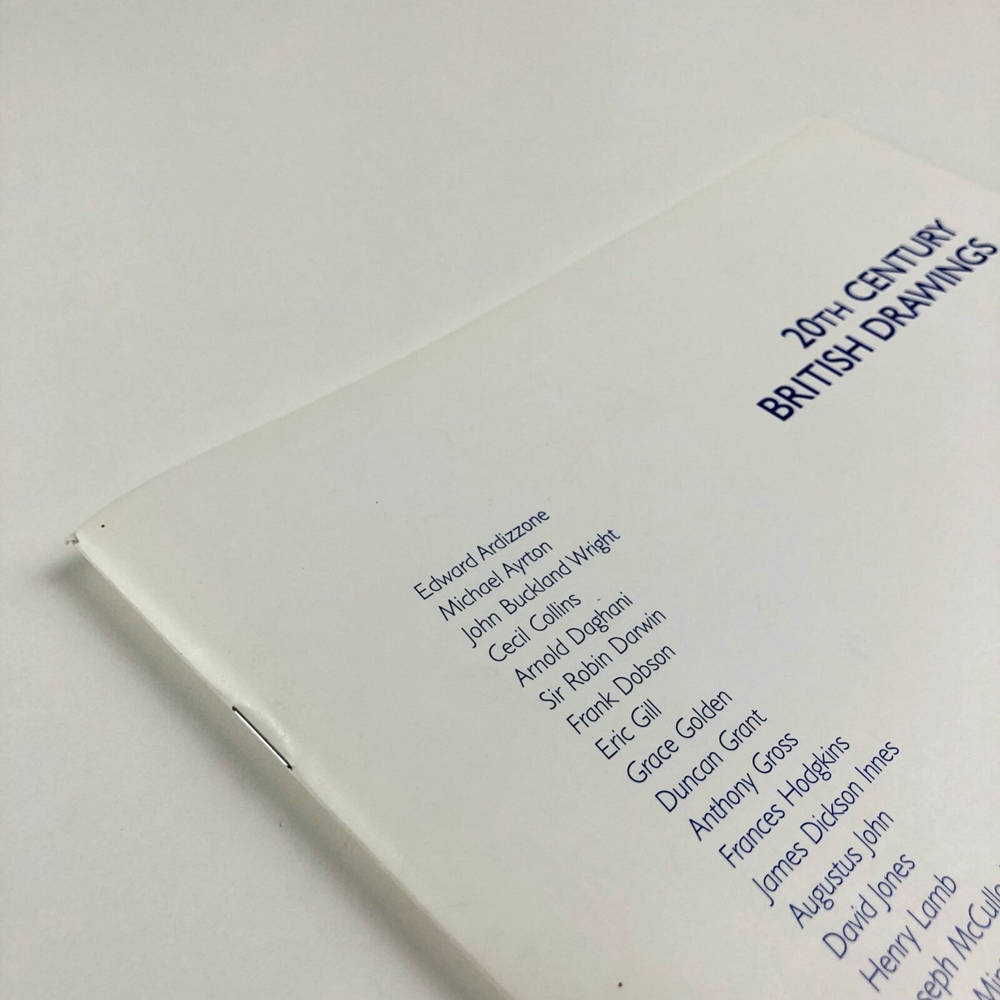20th Century British Drawings | Wolseley Fine Arts exhibition catalogue, 2003