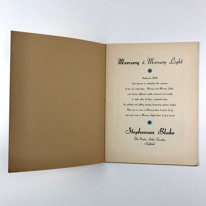 Mercury and Mercury Light – two new script types | Stephenson Blake 1950s