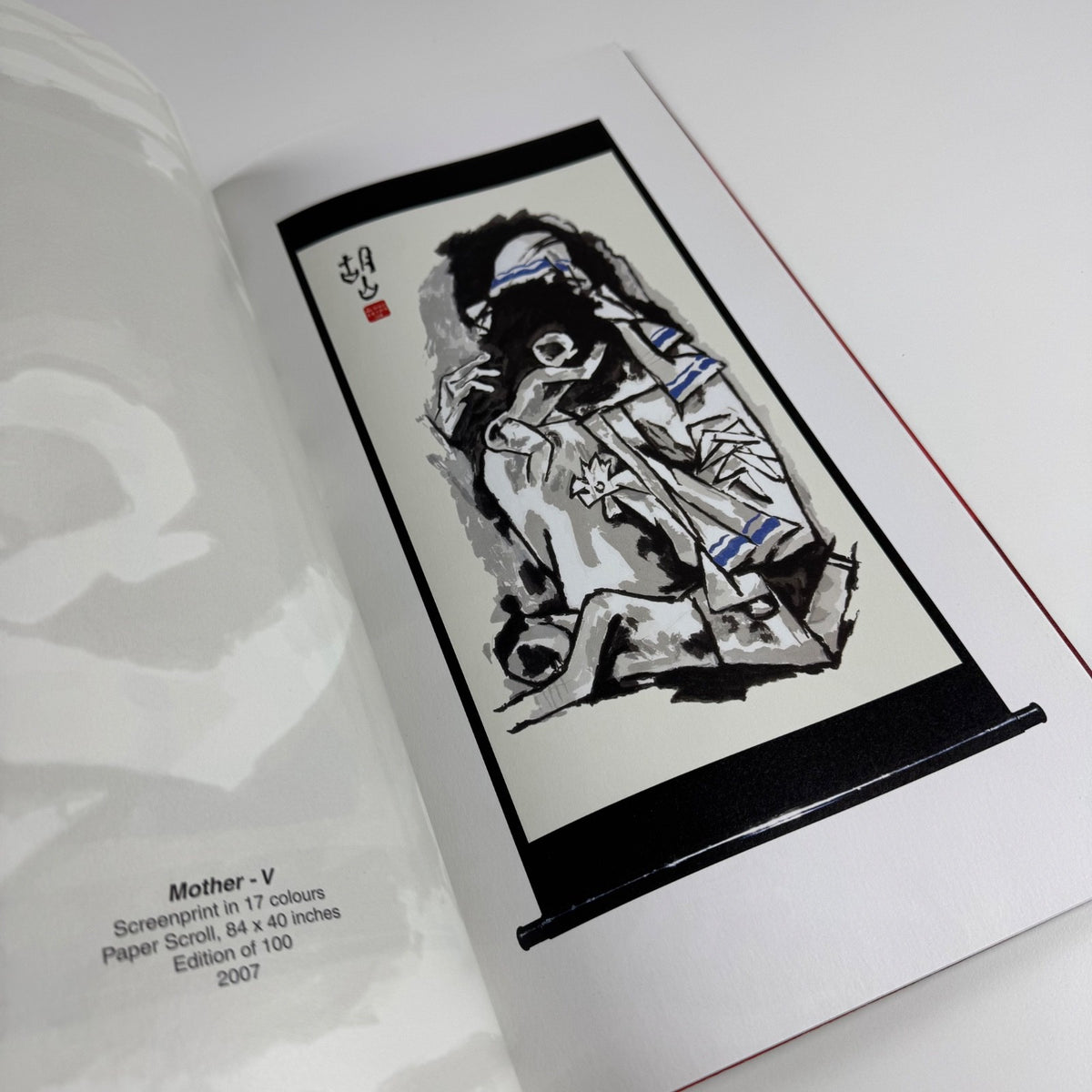 M.F. Husain. Silk screen prints Gallery in the Crypt & Kings Road Gallery 2009