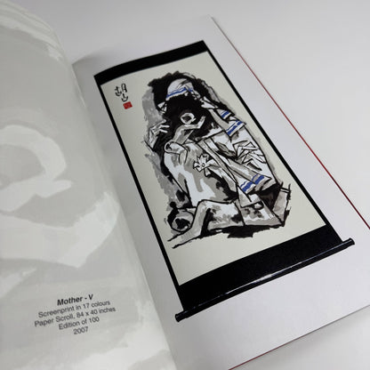 M.F. Husain. Silk screen prints Gallery in the Crypt & Kings Road Gallery 2009