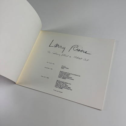 Larry Rivers. The Continuing Interest in Abstract Art | Marlborough 1981/82