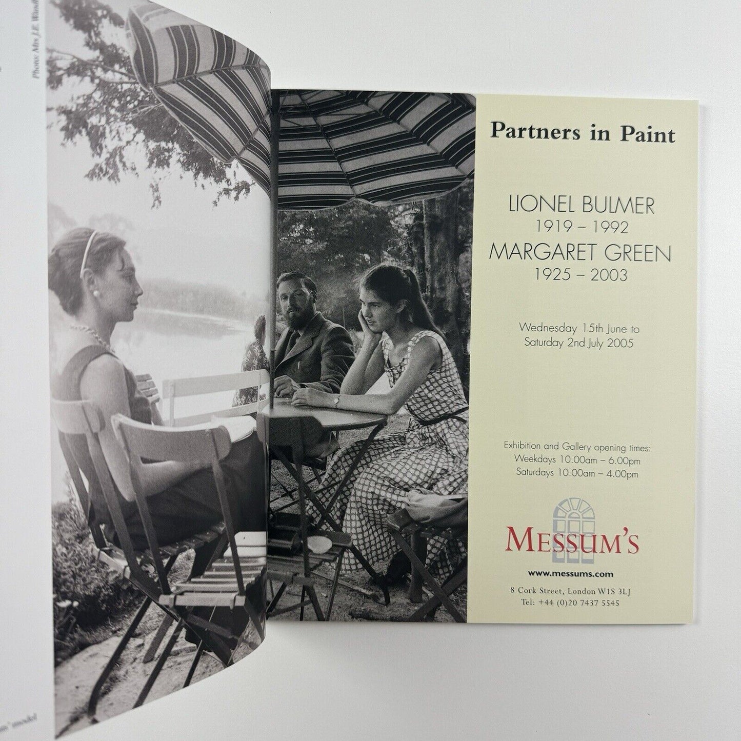 Partners in Paint. Lionel Bulmer & Margaret Green. Selected works from the Studio Estate | Messums, 2005
