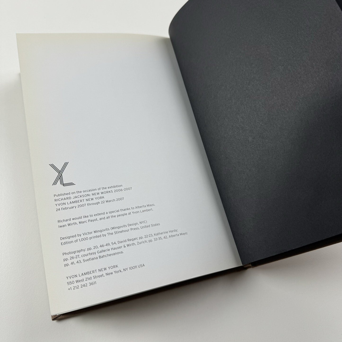 Richard Jackson. New works 2006-2007 | Yvon Lambert New York exhibition catalogue
