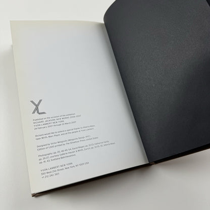 Richard Jackson. New works 2006-2007 | Yvon Lambert New York exhibition catalogue