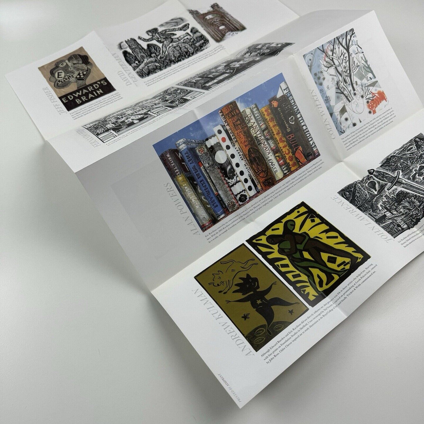 Private view invite Eric Bawden Eric Ravilious | Fry Art Gallery, Webb & Webb 2007