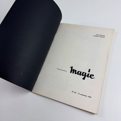 Tentoonstelling Magie | stad Antwerpen Stedelijk feestzaal 1957