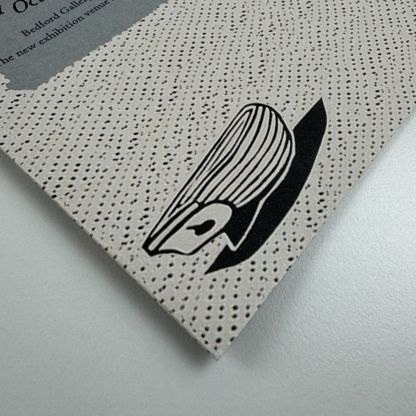 Edward Bawden fold-out promotional card | Cecil Higgins Art Gallery, 2009/10