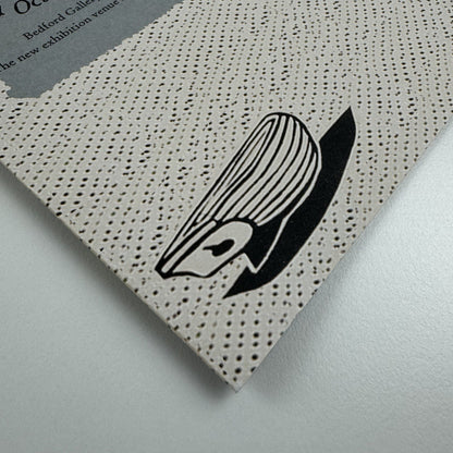 Edward Bawden fold-out promotional card | Cecil Higgins Art Gallery, 2009/10