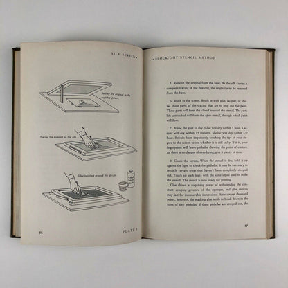 Silk screen Stenciling as a Fine Art by J. I. Biegeleisen and Max Arthur Cohn | McGraw-Hill Book Co, New York and London, 1942