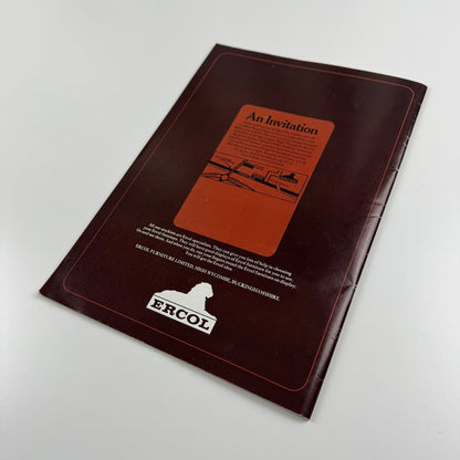Ercol ’72 Brochure includes price lists and stockist lists furniture