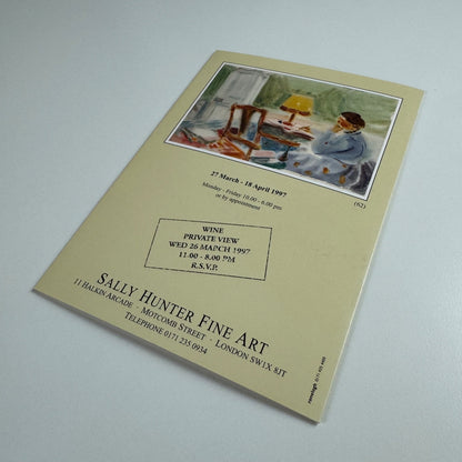 Folding card/catalogue Edwin Smith | Sally Hunter Fine Art, 1997