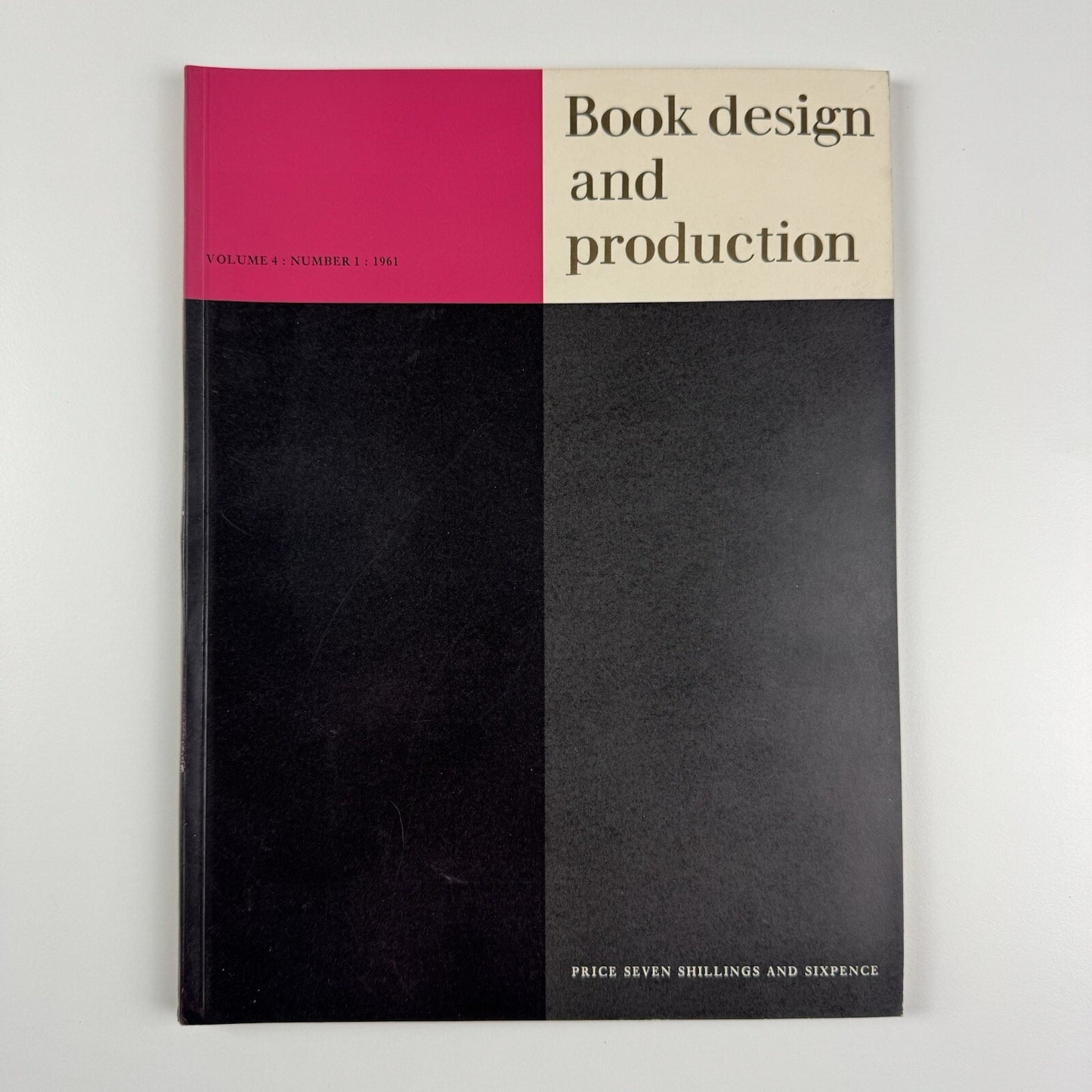 Book Design and Production | Vol 4 No 1 1961 | Printing News Ltd | Edited by James Moran