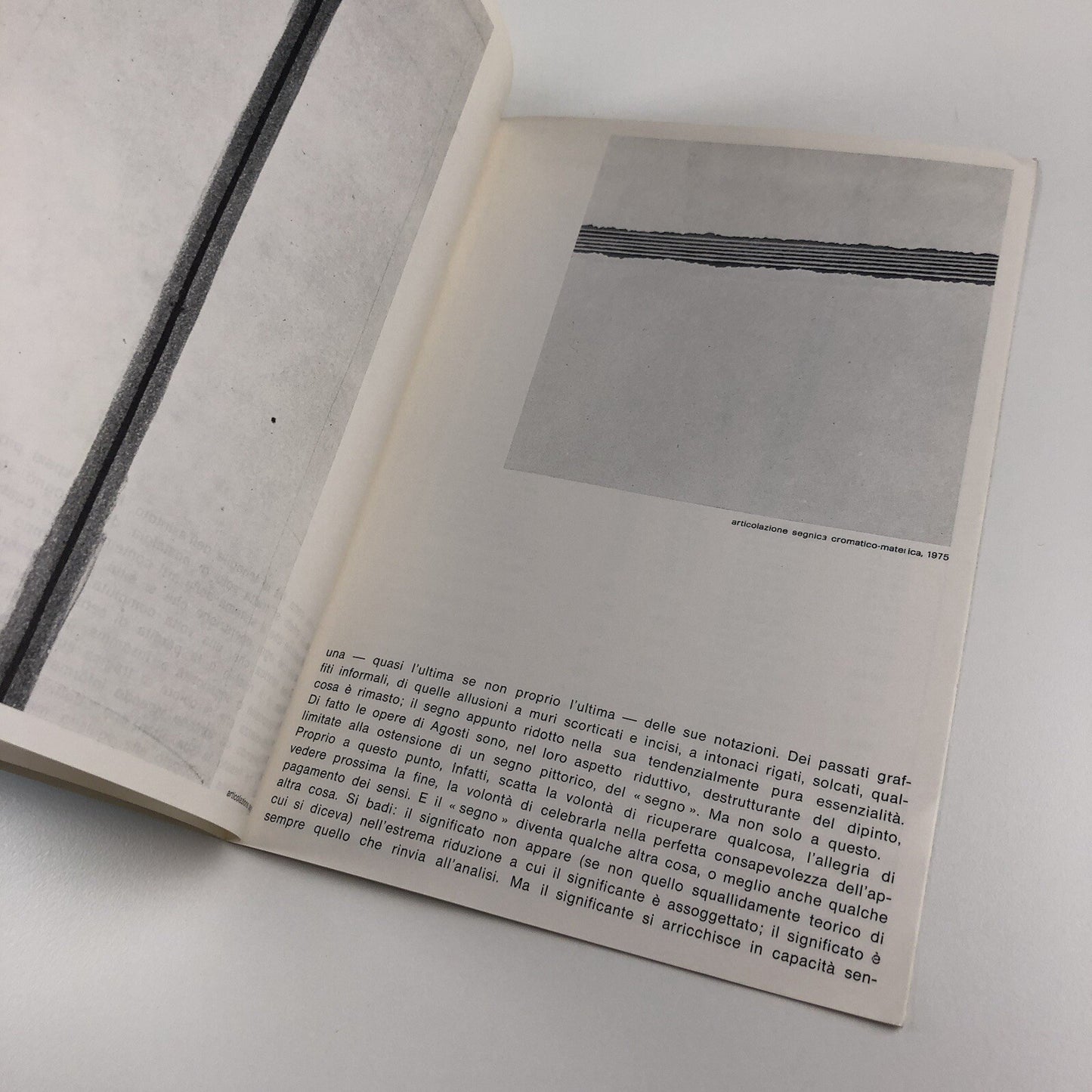 Sergio Agosti | Galleria Giorgi, Florence | July 1976 exhibition catalogue