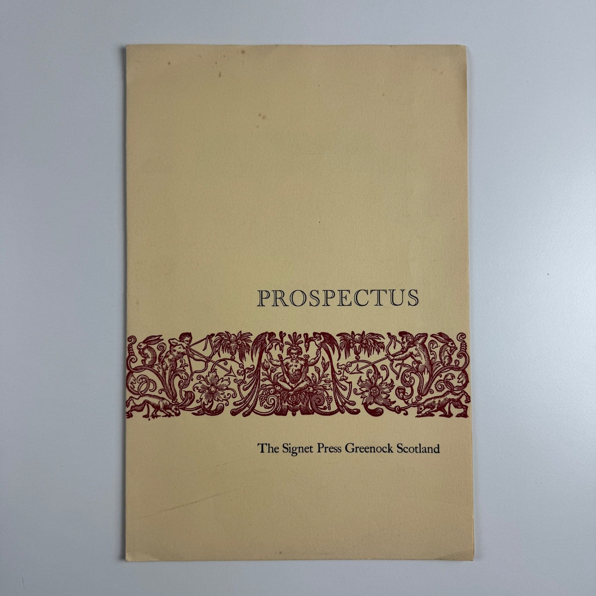 Prospectus for Robert Burns A Memoir by Maria Riddell. The Signet Press, 1966