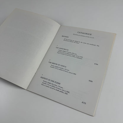 Bronzes and Wood-Engravings by Leon Underwood | Agnew, 1973