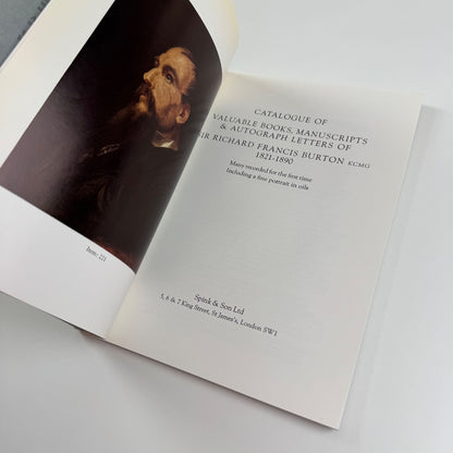 Catalogue of valuable books, manuscripts..of Richard Francis Burton | Spink 1976