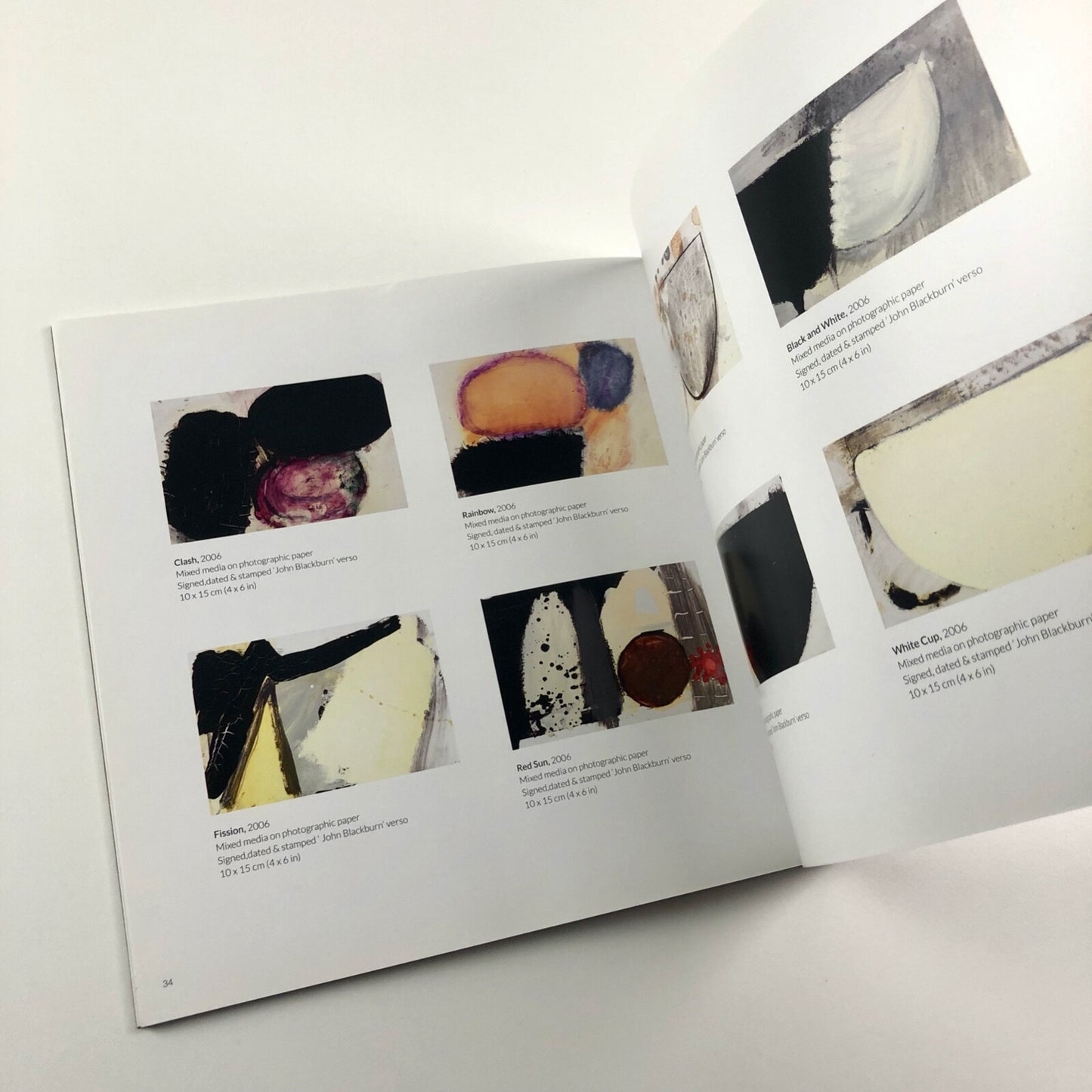 John Blackburn. A decade of evolution | Samuel Osborne 2008 + private view invitation and price list