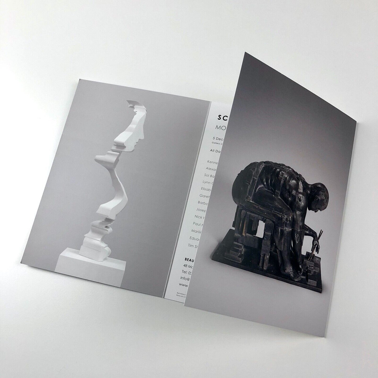 Sculpture: Modern and Contemporary | Beaux Arts London leaflet, 2019