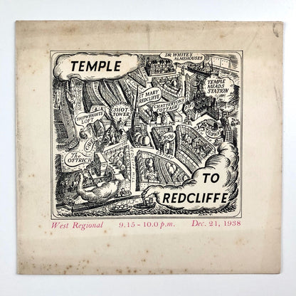 Christmas card ‘Temple to Redcliffe’ from Douglas Cleverdon 21 December 1938 | Alan V. Smith | Radio Times