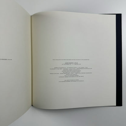Jason Martin. Atlas | Mimmo Scognamiglio, Milan 2007 catalogue