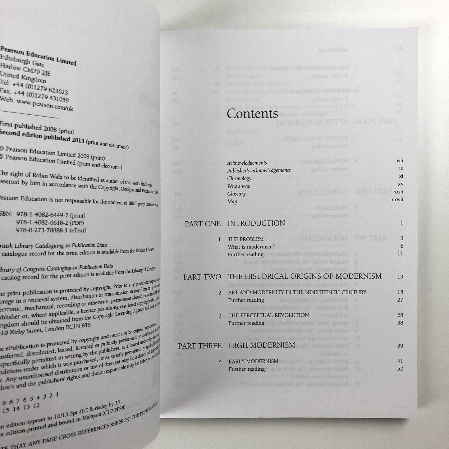 Modernism by Robin Walz | Pearson Education Ltd | 2nd edition, 2013