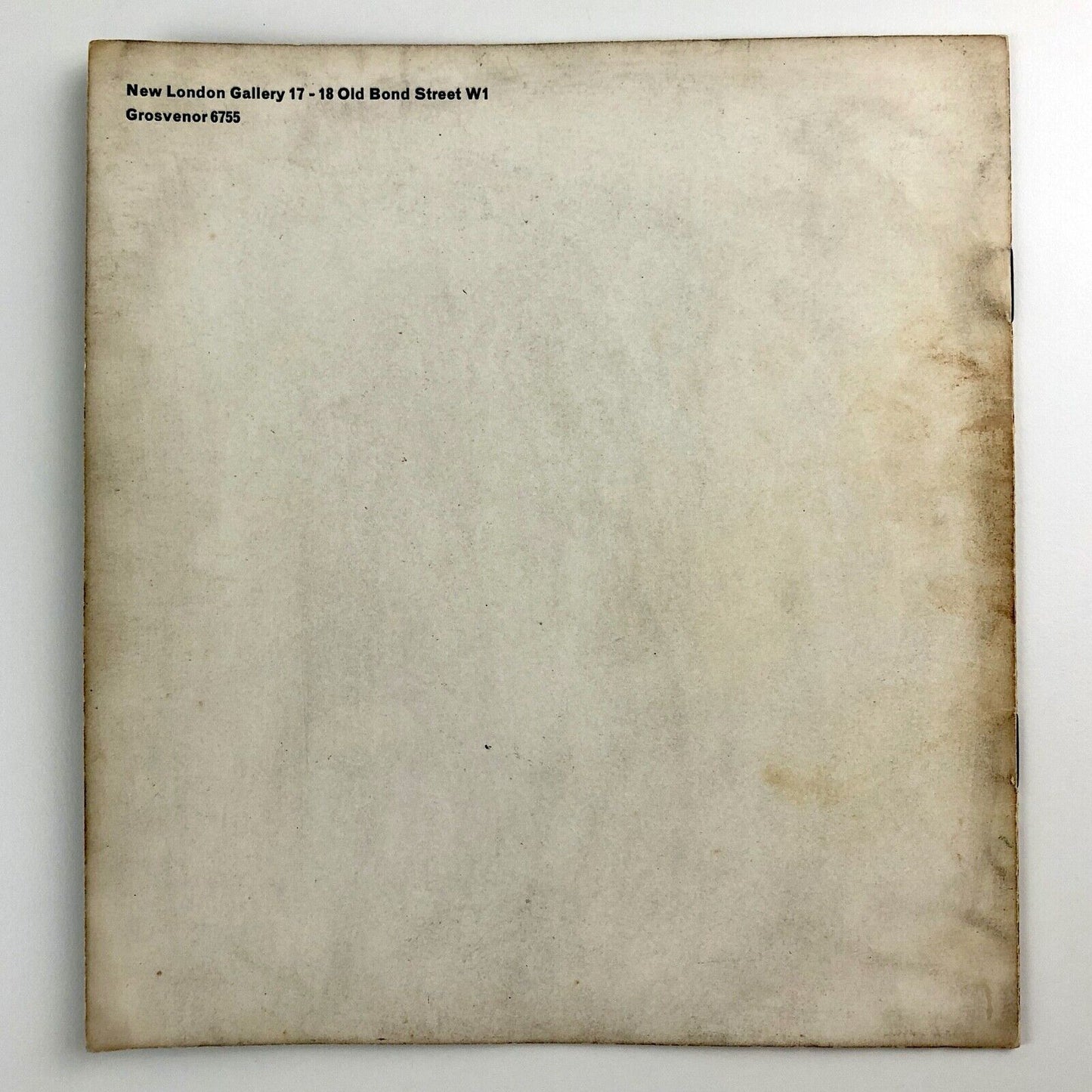 New London Situation. An Exhibition of British Abstract Art 1961 | Design by Gordon House