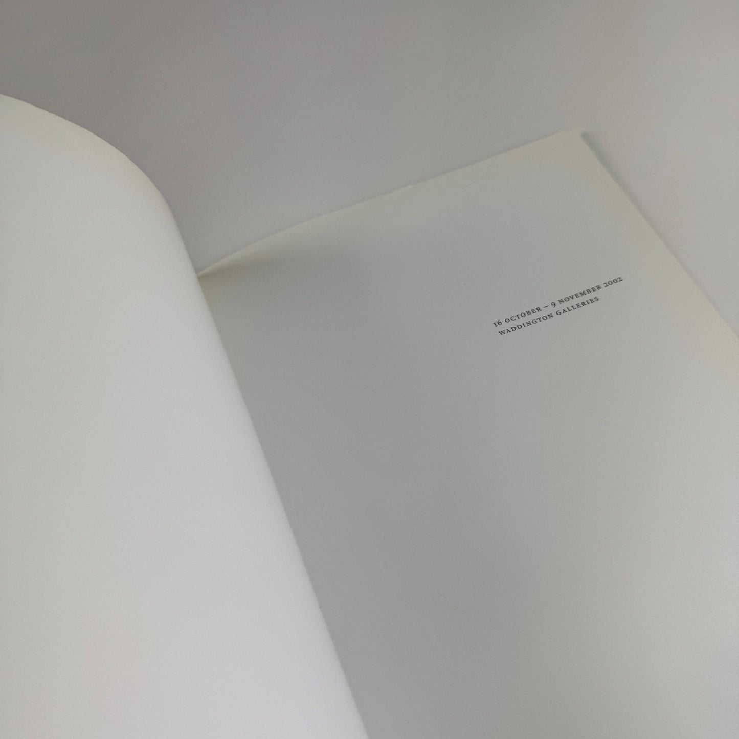 Michael Craig-Martin. Works 1984-1989 | Waddington Galleries, 2002