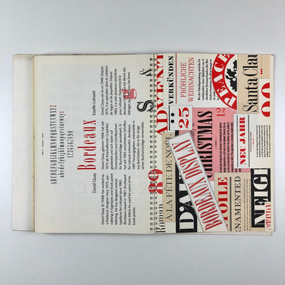 26 Letters / Letters / Lettres | 1989 wire-bound calendar ATypI | Bundesverbandes