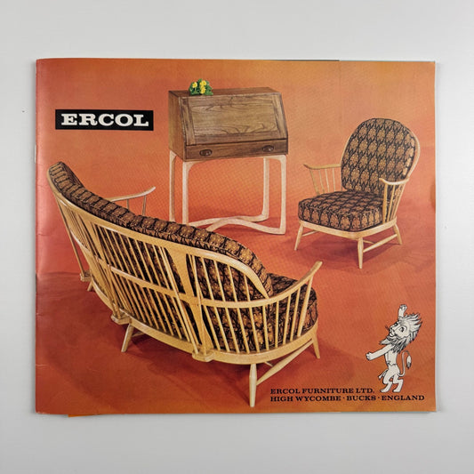 Ercol furniture brochure, presumably from late 1960s includes price lists 1968/9