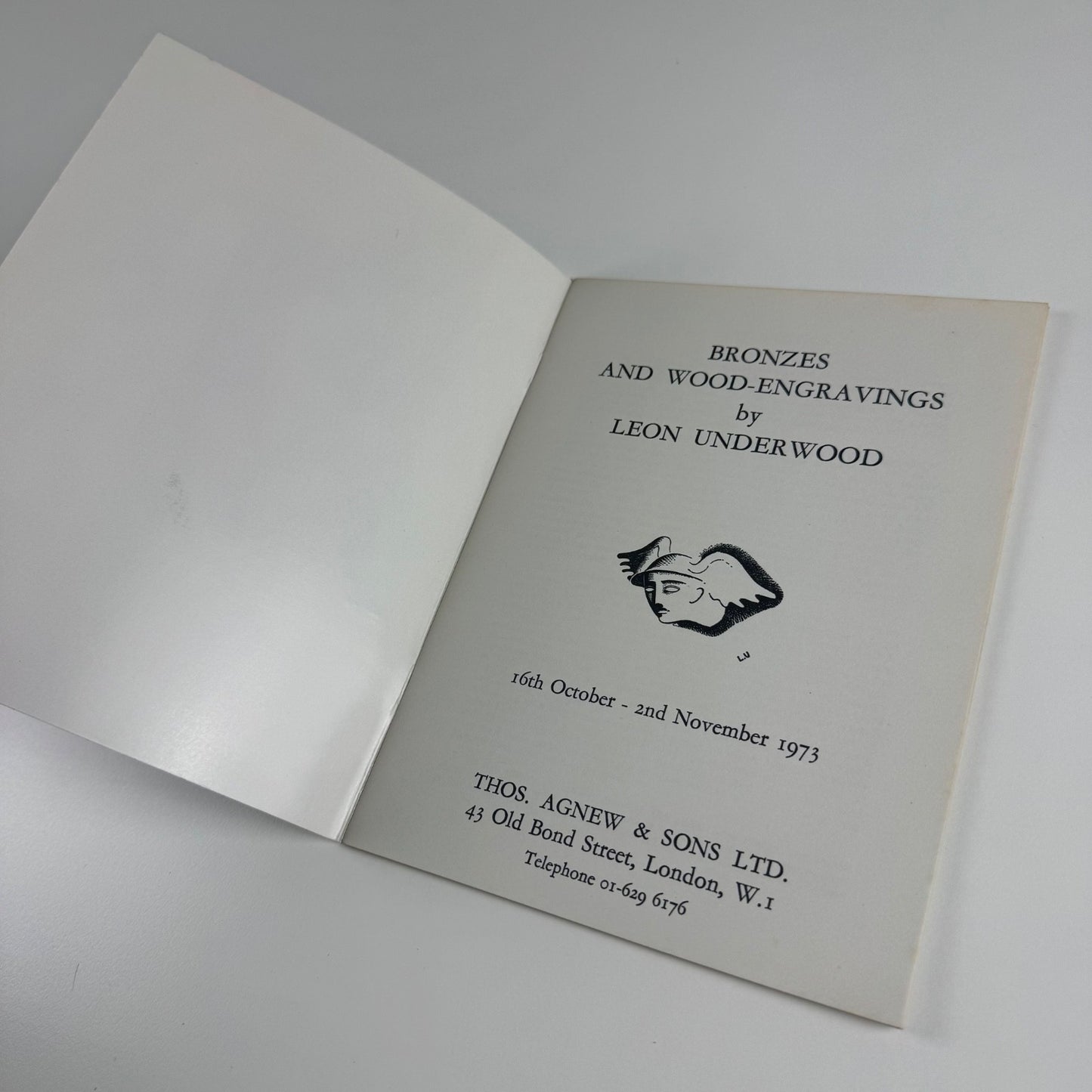 Bronzes and Wood-Engravings by Leon Underwood | Agnew, 1973