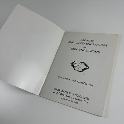 Bronzes and Wood-Engravings by Leon Underwood | Agnew, 1973