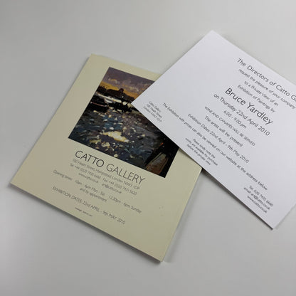 Bruce Yardley | Catto Gallery, 2010 + private view invitation