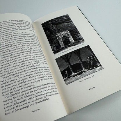 Five Decades of the Burin The Wood Engravings of John DePol | David R. Godine, 2004 | bookplate for Simon Brett